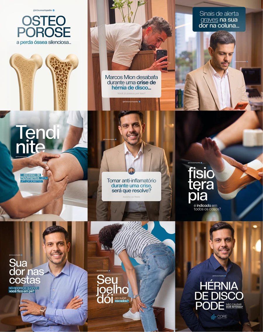 Trabalho da Milano para perfil de ortopedista